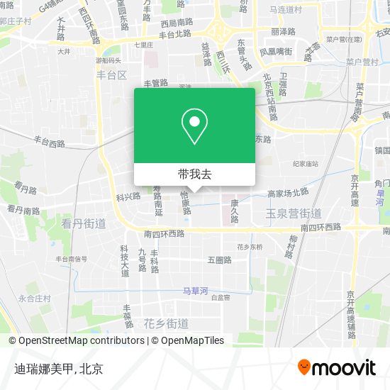 迪瑞娜美甲地图