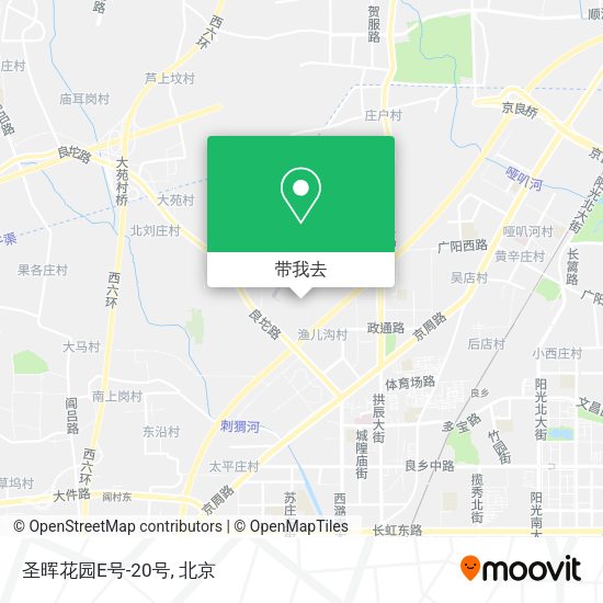 圣晖花园E号-20号地图