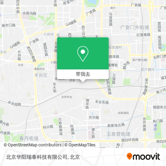 北京华阳瑞泰科技有限公司地图