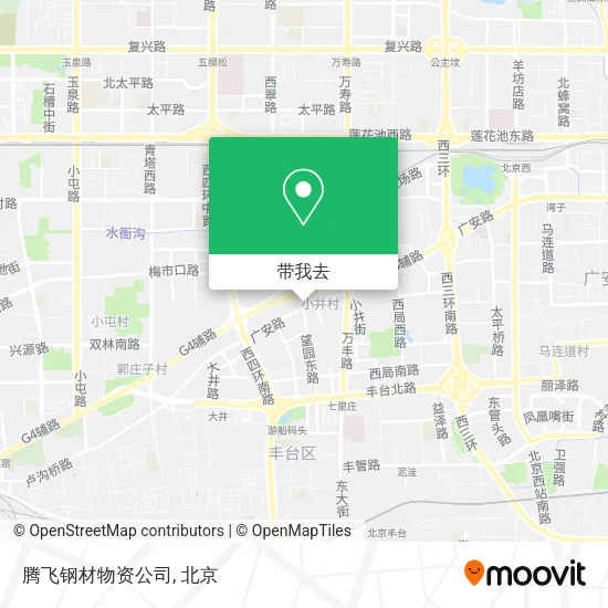 腾飞钢材物资公司地图