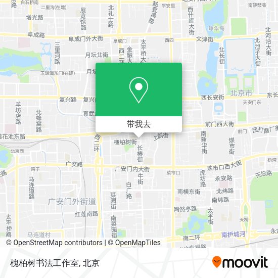 槐柏树书法工作室地图