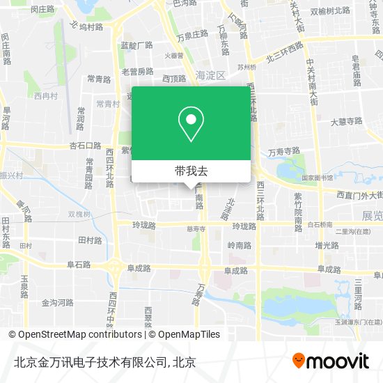 北京金万讯电子技术有限公司地图
