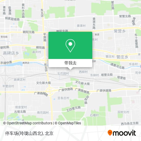 停车场(玲珑山西北)地图