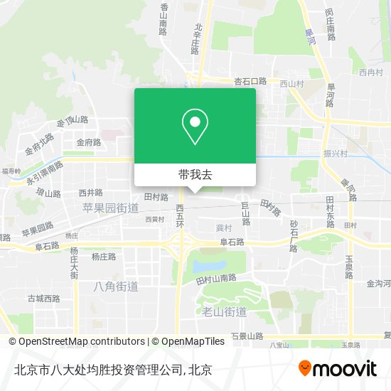 北京市八大处均胜投资管理公司地图