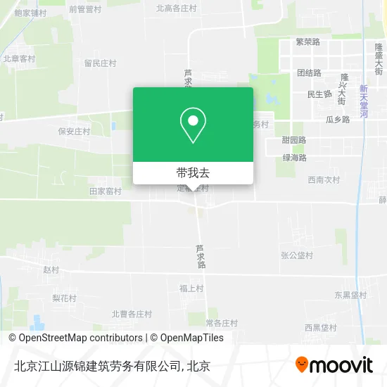 北京江山源锦建筑劳务有限公司地图