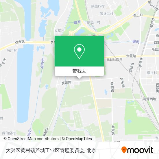 大兴区黄村镇芦城工业区管理委员会地图
