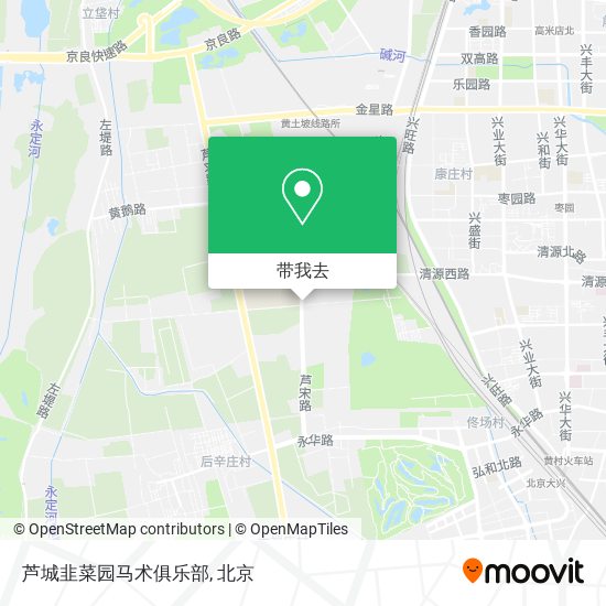 芦城韭菜园马术俱乐部地图