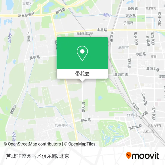 芦城韭菜园马术俱乐部地图