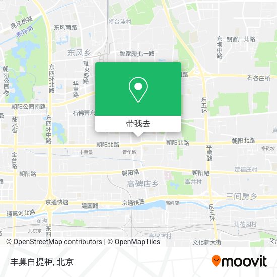 丰巢自提柜地图