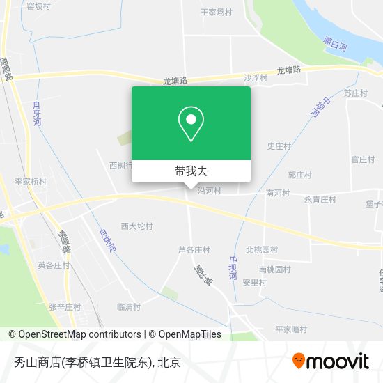 秀山商店(李桥镇卫生院东)地图
