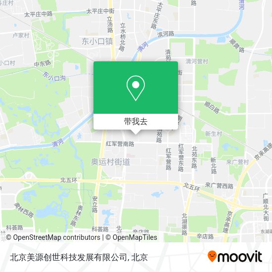 北京美源创世科技发展有限公司地图