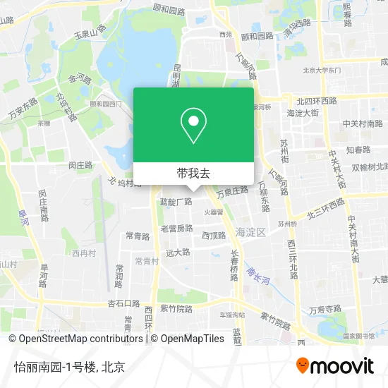 怡丽南园-1号楼地图