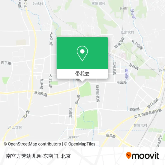 南宫方芳幼儿园-东南门地图