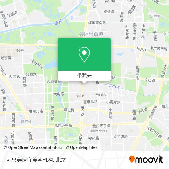 可思美医疗美容机构地图