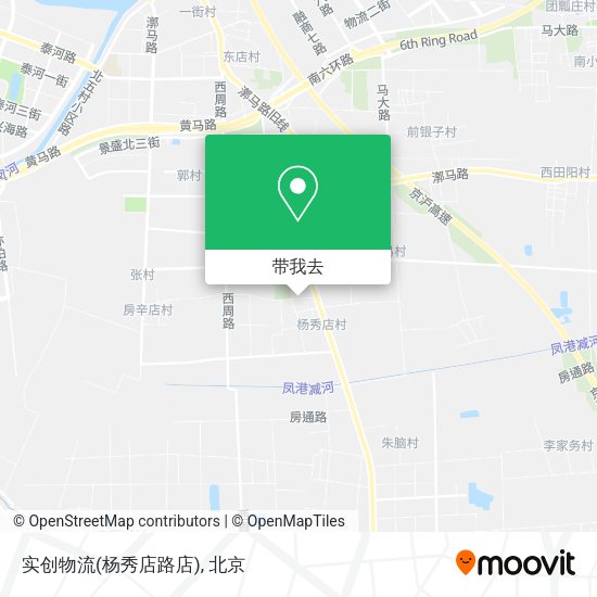 实创物流(杨秀店路店)地图