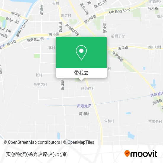 实创物流(杨秀店路店)地图