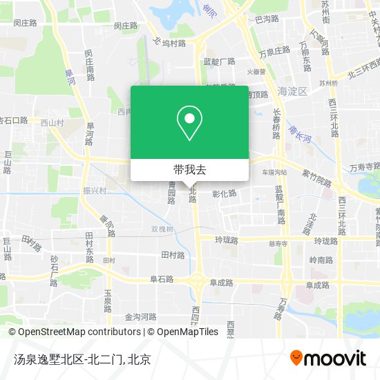 汤泉逸墅北区-北二门地图