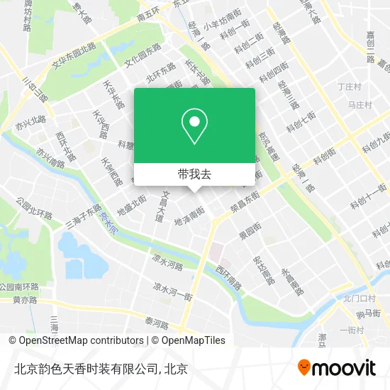 北京韵色天香时装有限公司地图
