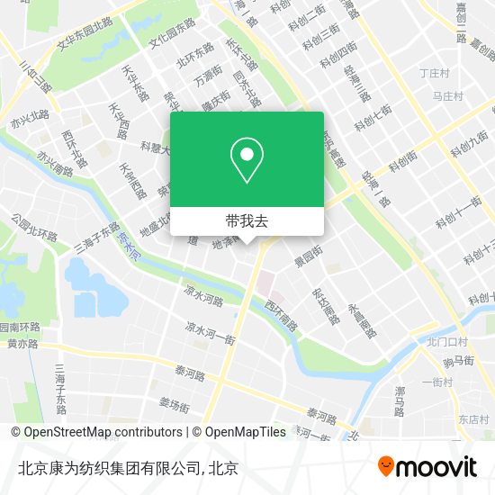 北京康为纺织集团有限公司地图