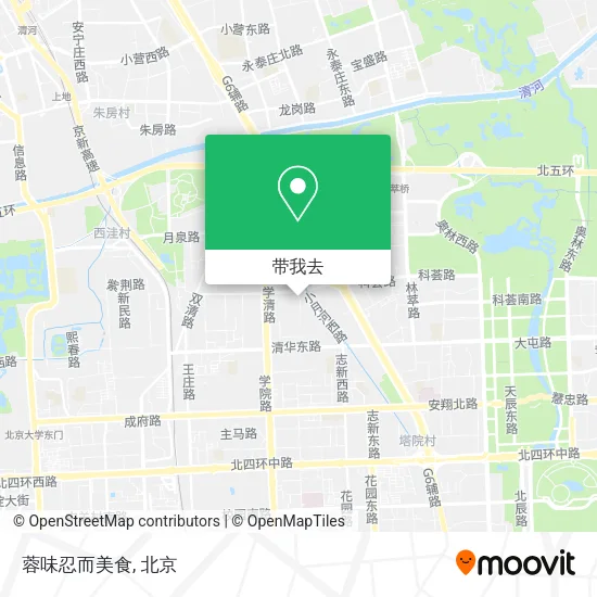 蓉味忍而美食地图