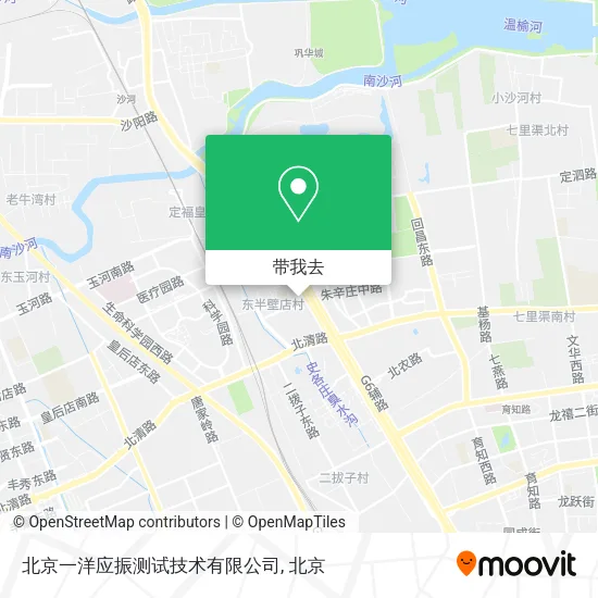 北京一洋应振测试技术有限公司地图