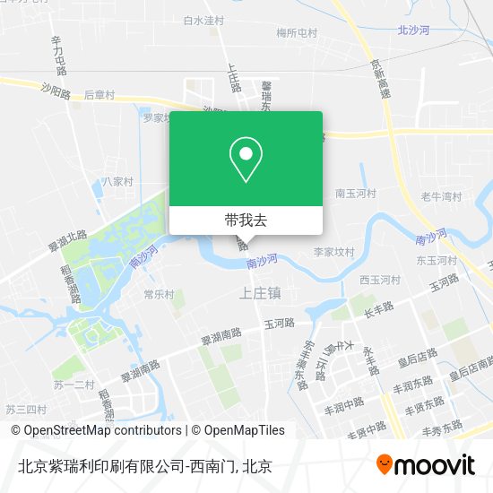 北京紫瑞利印刷有限公司-西南门地图