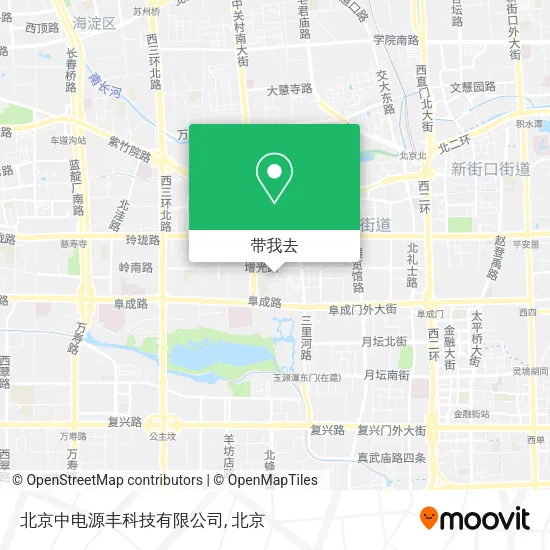 北京中电源丰科技有限公司地图