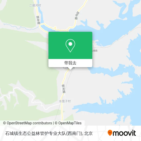 石城镇生态公益林管护专业大队(西南门)地图