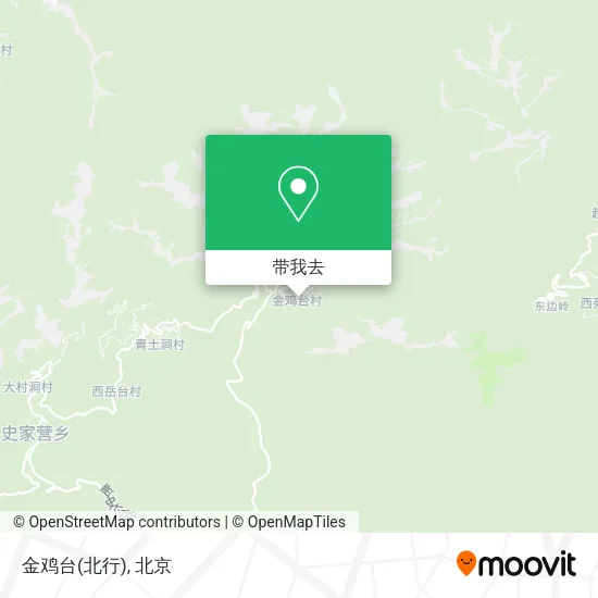 金鸡台(北行)地图