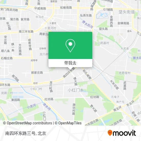 南四环东路三号地图