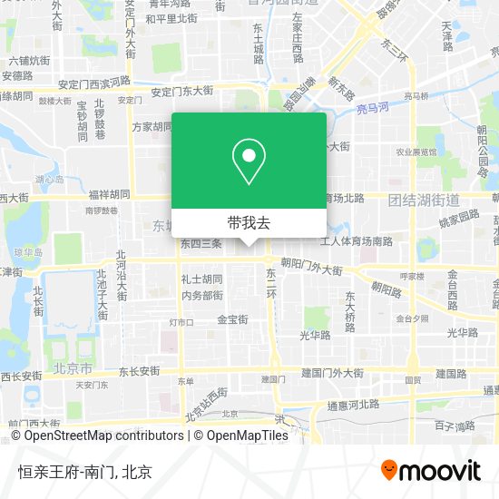 恒亲王府-南门地图