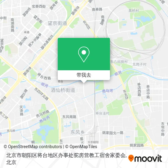 北京市朝阳区将台地区办事处驼房营教工宿舍家委会地图
