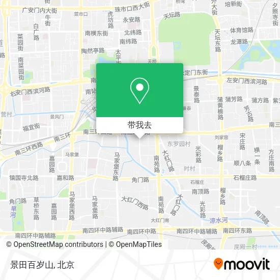 景田百岁山地图