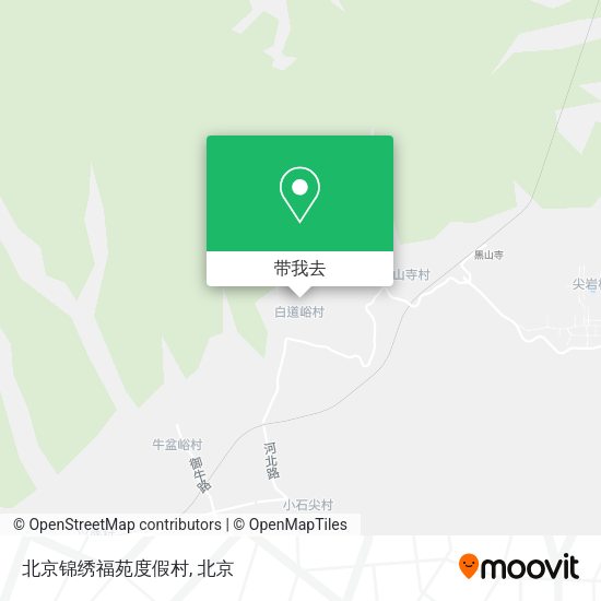 北京锦绣福苑度假村地图