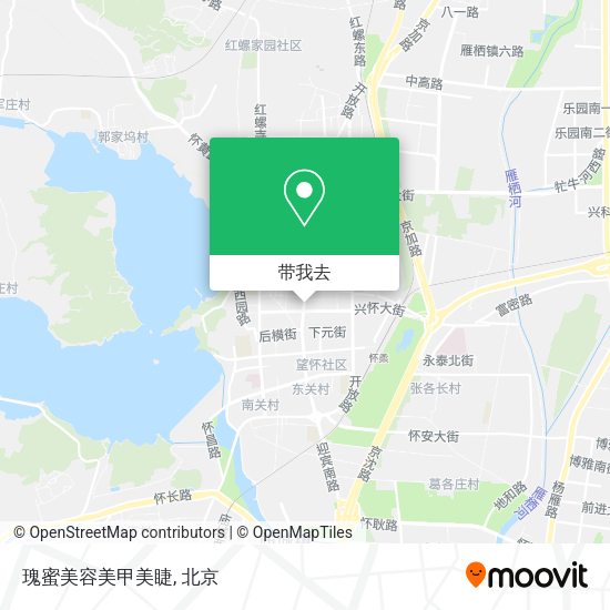 瑰蜜美容美甲美睫地图