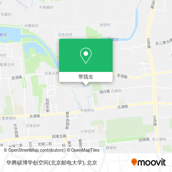 华腾硕博学创空间(北京邮电大学)地图