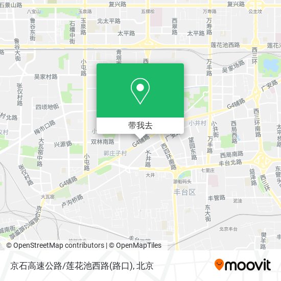 京石高速公路/莲花池西路(路口)地图