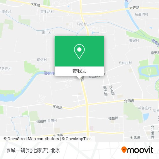 京城一锅(北七家店)地图
