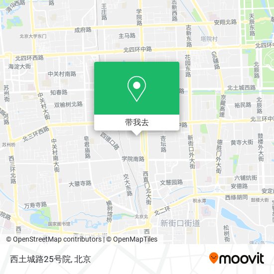 西土城路25号院地图