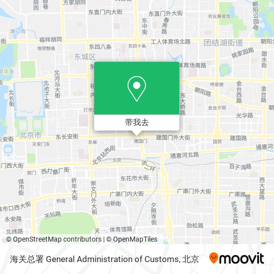 海关总署 General Administration of Customs地图