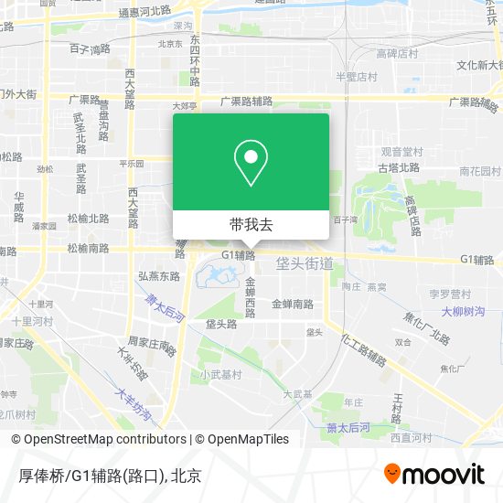 厚俸桥/G1辅路(路口)地图
