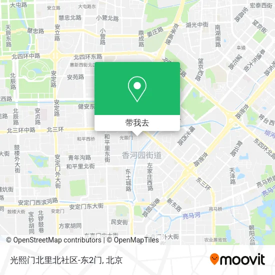 光熙门北里北社区-东2门地图