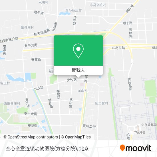 全心全意连锁动物医院(方糖分院)地图