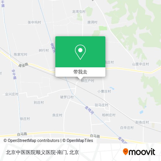 北京中医医院顺义医院-南门地图