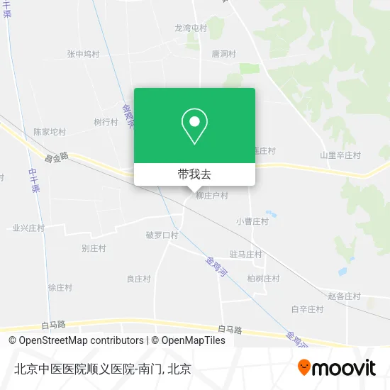 北京中医医院顺义医院-南门地图