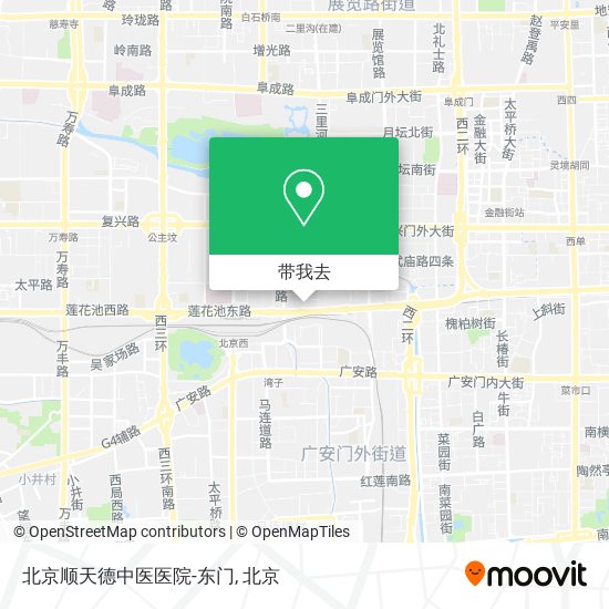 北京顺天德中医医院-东门地图