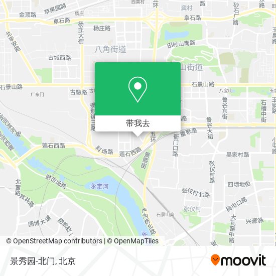 景秀园-北门地图