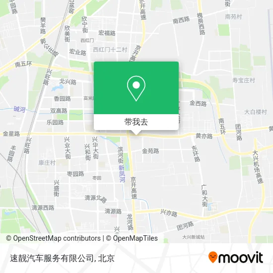 速靓汽车服务有限公司地图