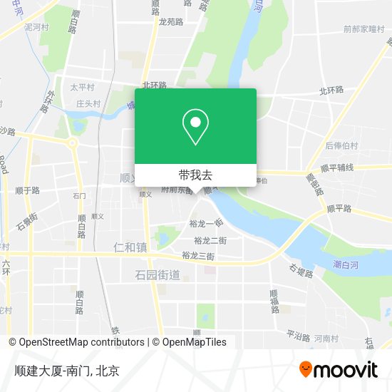 顺建大厦-南门地图
