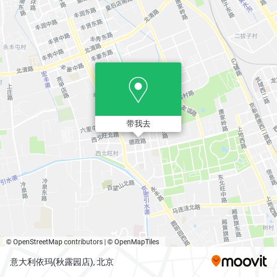意大利依玛(秋露园店)地图